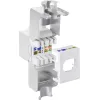 Keystone Module RJ45 CAT 6A, STP, Slim-Line