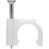 Cable Clip 10 mm, white