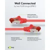 CAT 6 Patch Cable S/FTP (PiMF), red