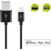 Lightning USB Charging and Sync Cable, 0.5 m, black