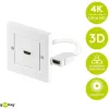 HDMI™ Wall Socket, gold-plated