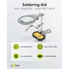 Soldering Aid with Magnifying Glass - Third Hand