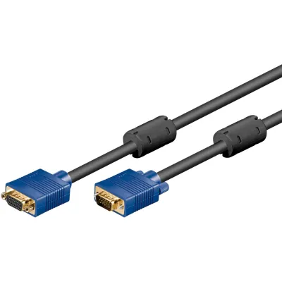 Full HD SVGA Monitor Extension Cable, gold-plated