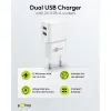 USB-A Dual Charger (12 W) white