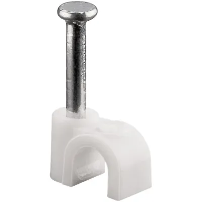 Cable Clip 4 mm, white