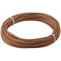 Insulated Copper Wire, 10 m, brown