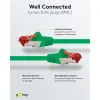 CAT 6 Patch Cable S/FTP (PiMF), Green
