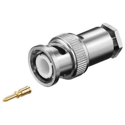 BNC Plug with Screw Connection