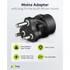 Travel Adapter Europe to South Africa, black
