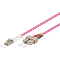 Fibre Optic Cable, Multimode (OM4) Violett