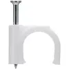 Cable Clip 12 mm, white
