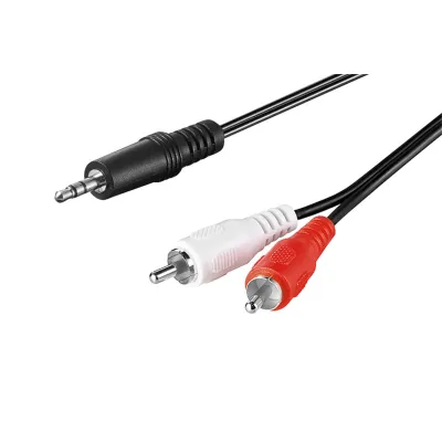 Audio Cable AUX Adapter, 3.5 mm Male to Stereo RCA Male, CU