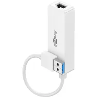 USB-A Ethernet Adapter, white