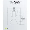Adapter for TV Wall Mount with VESA Format
