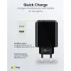 USB-A QC Dual Fast Charger (28 W) black