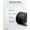 100 dB Outdoor SAT Coaxial Cable, Double Shielded, CCS