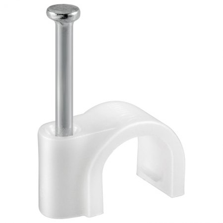 Plastic wire clip 5mm 100pc