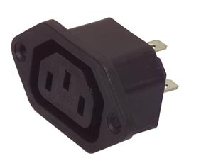 Toitepesa paneelile 250V 10A C13 GNI0123