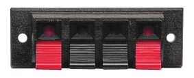 Клеммник для колонки на панель 4x5mm