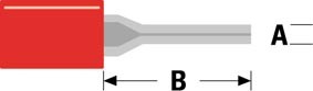 1.9mm pistik punane ST-070/R