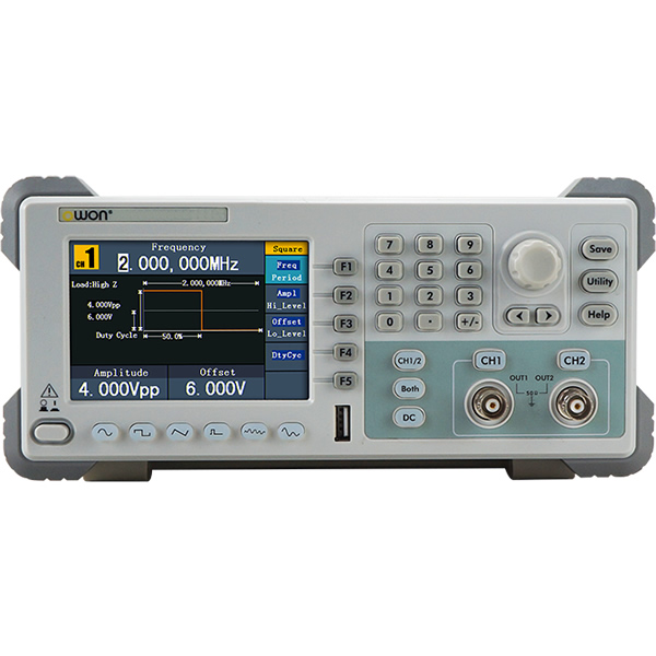 Signaaligeneraator 2ch 1uHz-25MHz LCD AM FM PM FSK SWE