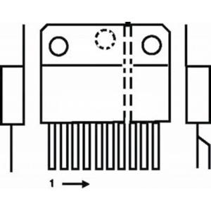 HA13117 PWR AMP 1*14W/4E 18V
