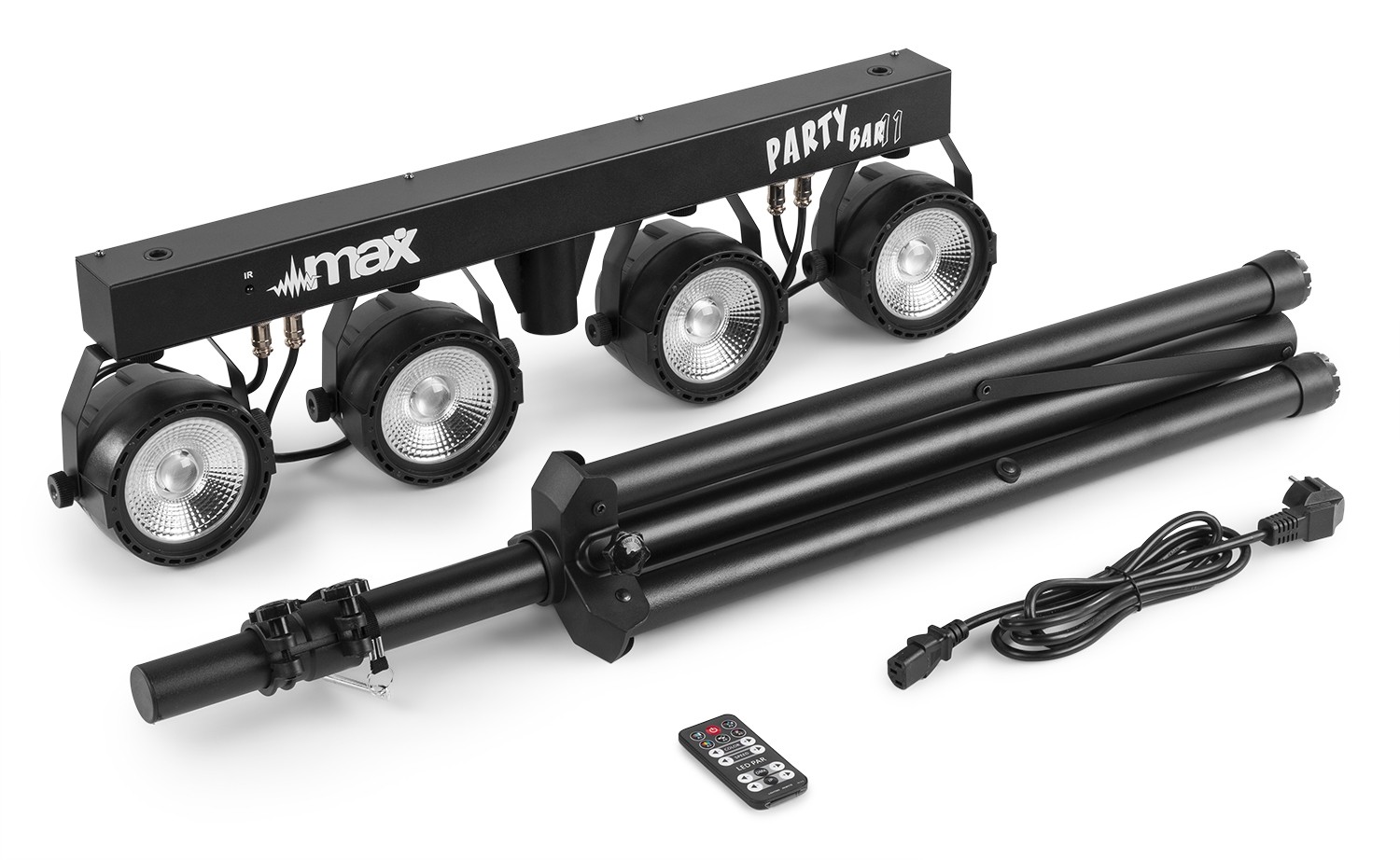 1.8m PartyBar11 Set 4 x COB Par 20W