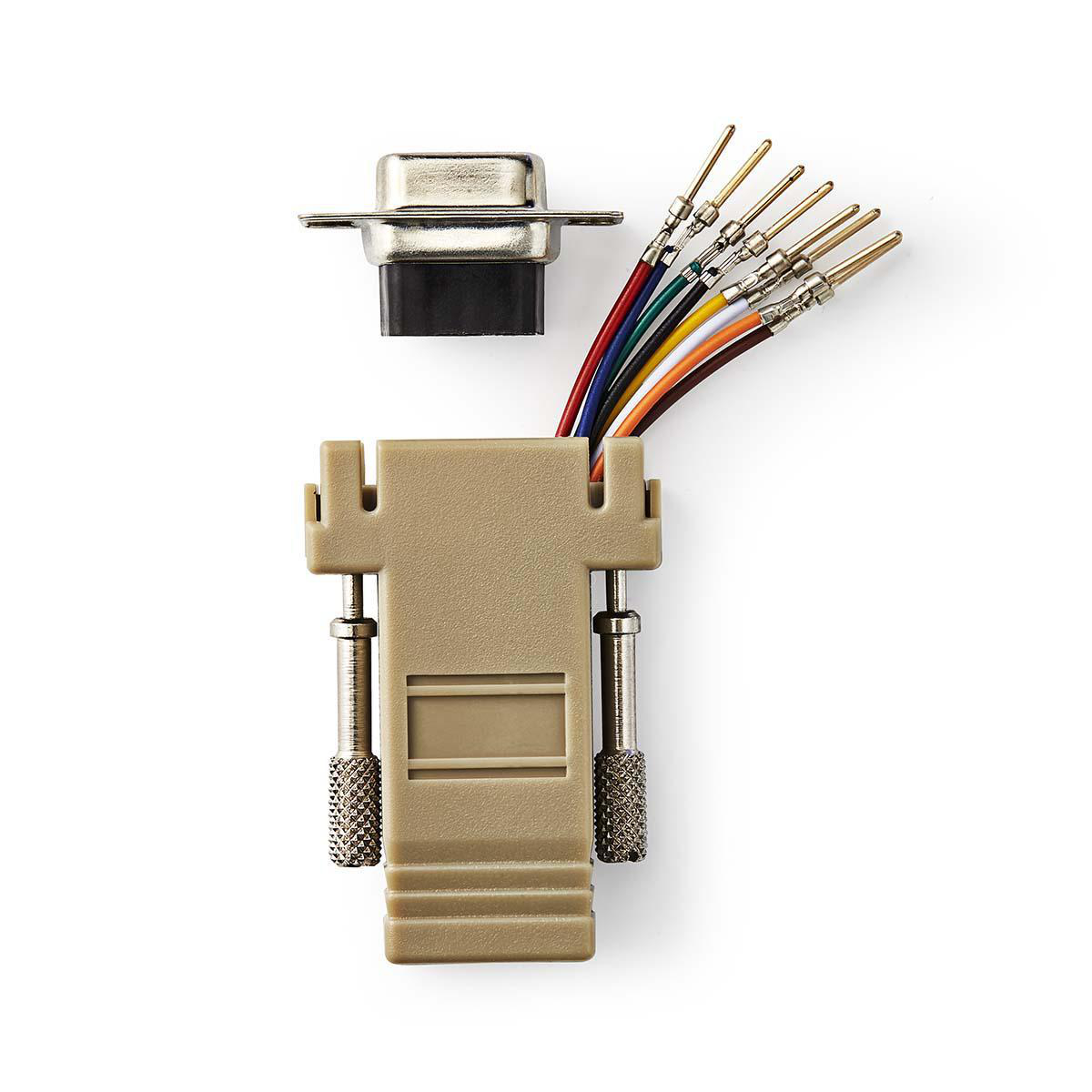 DB9M-RJ45F 8-pin üleminek