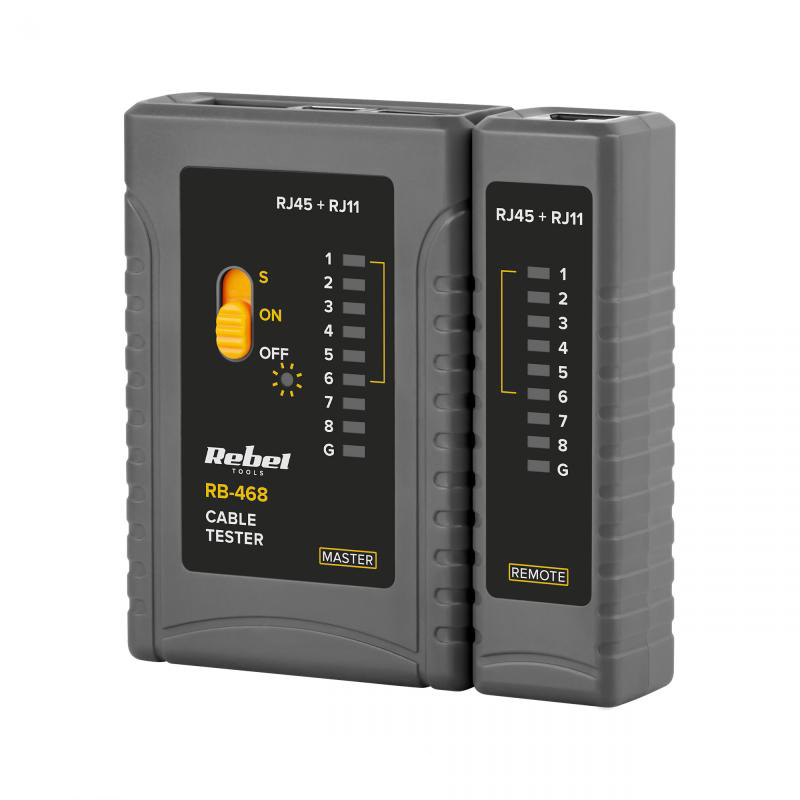 RJ45 RJ11 LAN cable tester Rebel