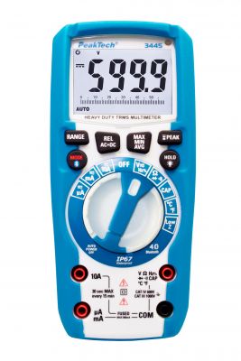 TrueRMS digital multimeter 6,000 counts, IP67, BT