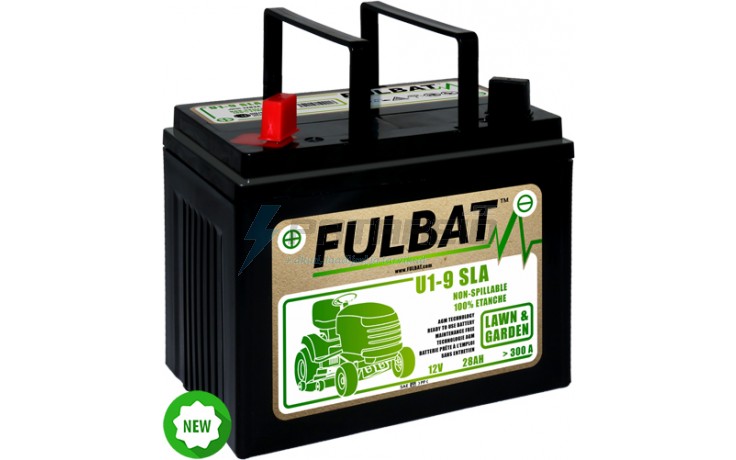 Lawn tractor battery SLA AGM 12V 28Ah 300CCA Garden +- 196x125x156mm