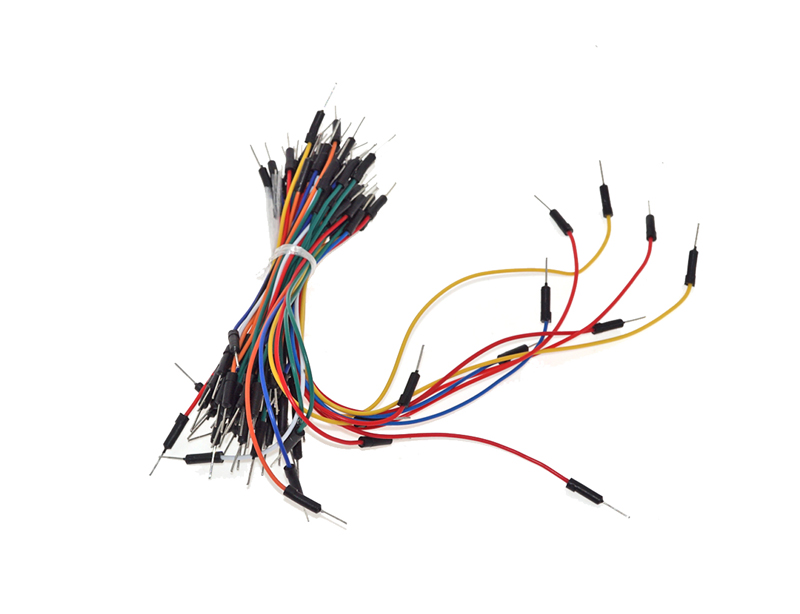 Jumper wires/cable for the breadboard male-male 75pc 9-16cm