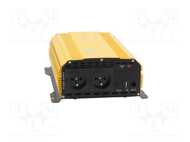Muundur 1500W 24V -> 230VAC siinus, puldiga Poola pesad