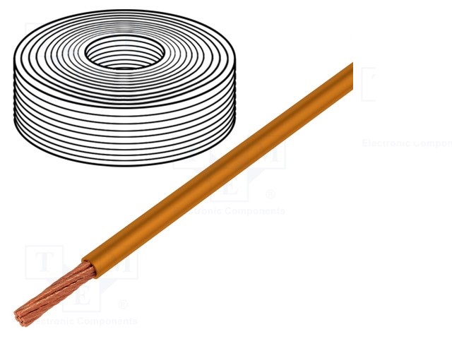 AWG26-CU-PVC-ORANGE