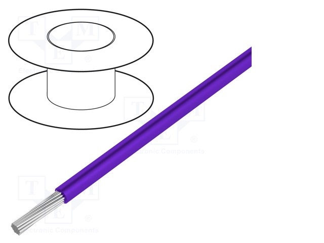 AWG26-CU-PVC-VIOLET