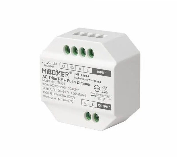 Dimmer moodul toosi +RF lüliti 2.4Ghz 230V 300W MiBoxer