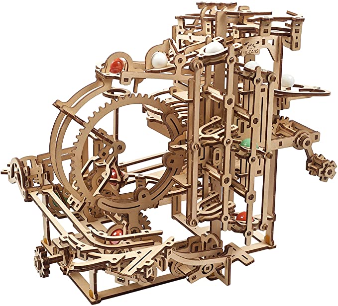 Konstruktor mehaaniline "Marble Run" samm tõstuk 355-osa