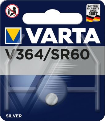 Patarei 1.55V V364 20mAh Varta 6.8x2.15mm SR621 LR621 AG1 kella