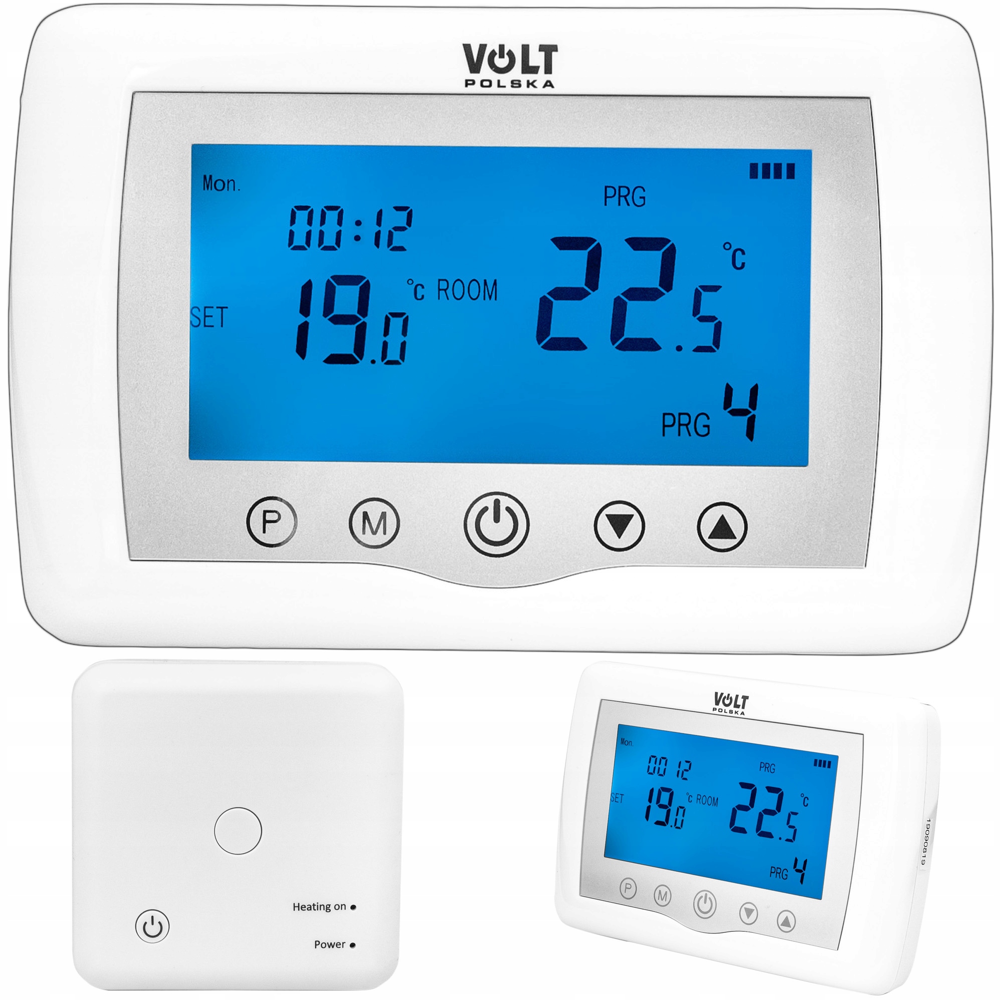 Juhtmeta termostaat WT-08 valge 868MHz WiFi Tuya