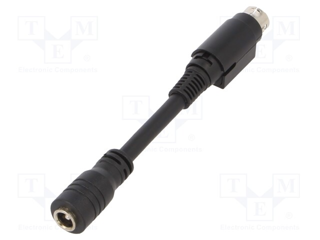 Power transition 2.1/5.5mm socket -> 4-pin mini DIN plug