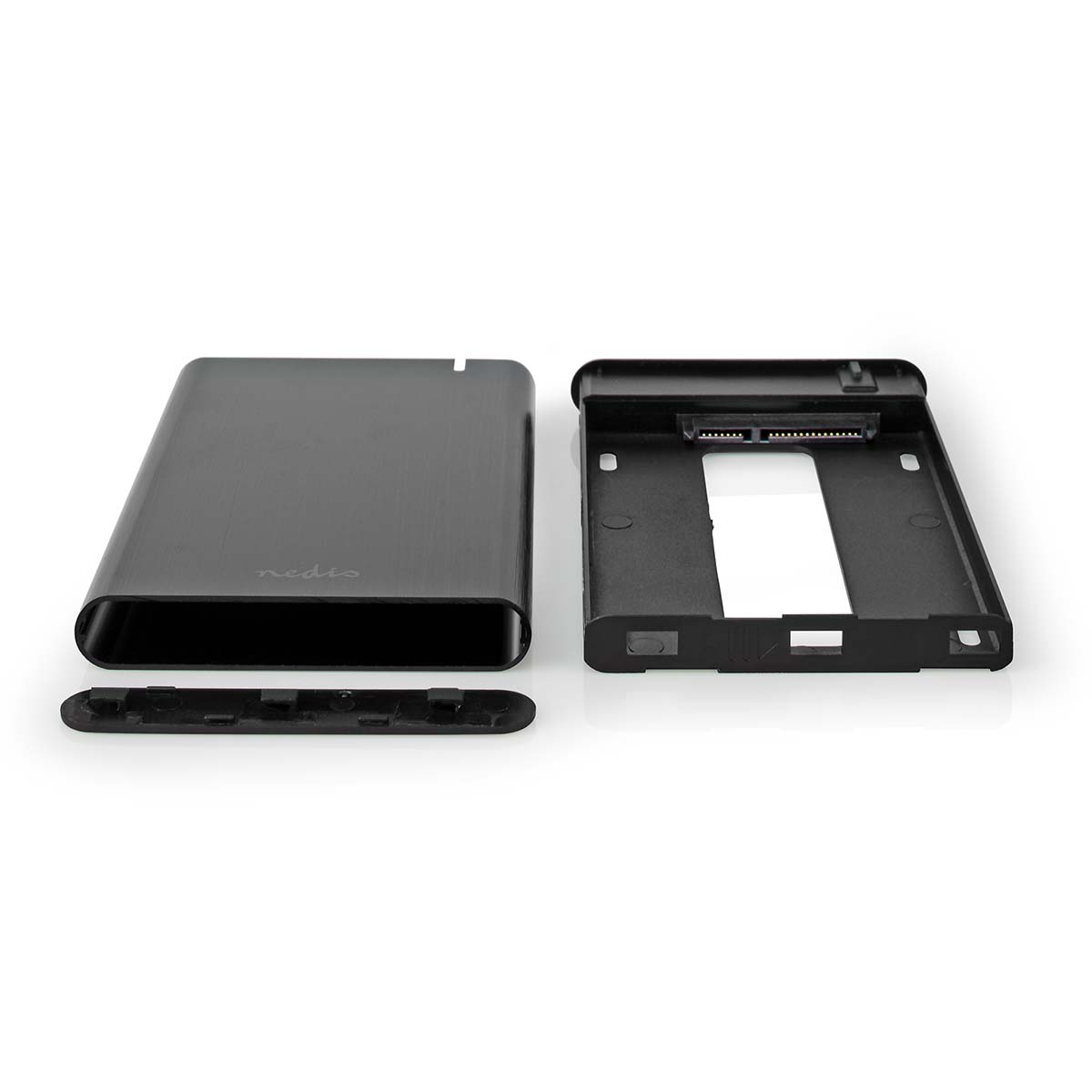 Корпус для жесткого диска 2.5", USB-C 5Gbps, черный, алюминий