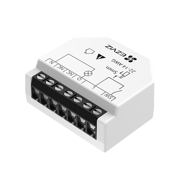 EZVIZ T35 1-канальное Wi-Fi реле 16А + статистика энергопотребления