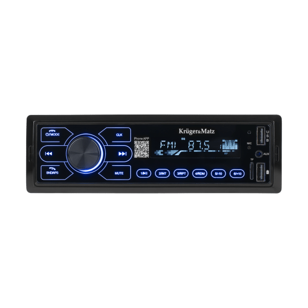 Car Radio K&M 1DIN FM/USB/MP3/MicroSD