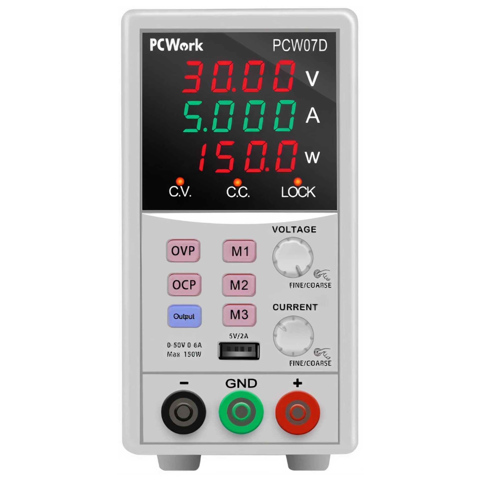 Программируемый лабораторный источник питания 0...50VDC 0...6A LCD SMPS