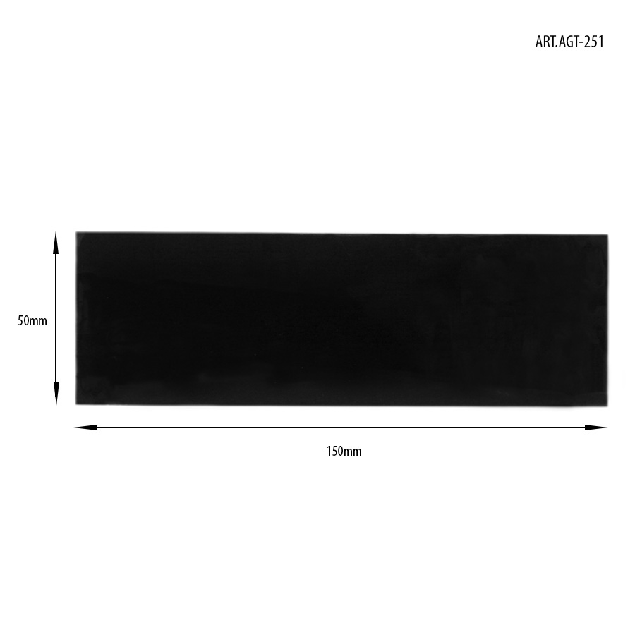 Elektrit juhtiv kumm 0.5mm 50*150mm 200ohm/cm