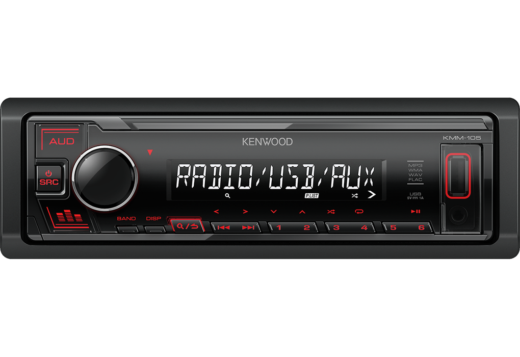 Автомагнитола Kenwood 1DIN AM FM USB AUX 4*50W
