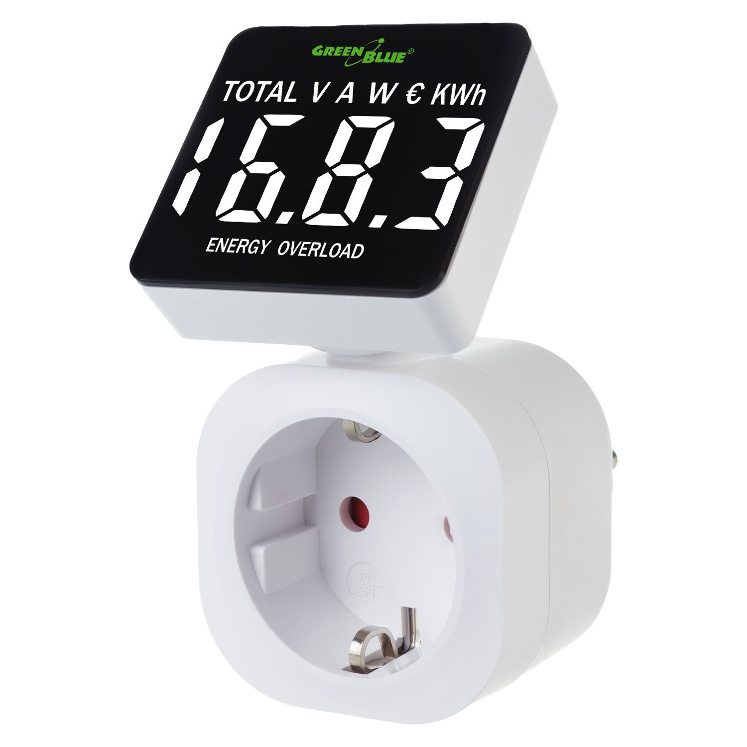 Energiamõõtja ühetariifne 230VAC 16A 3680W