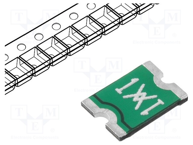 Fuse: PTC polymer; 1.1A; 1812; Polyswitch; RF1406-000