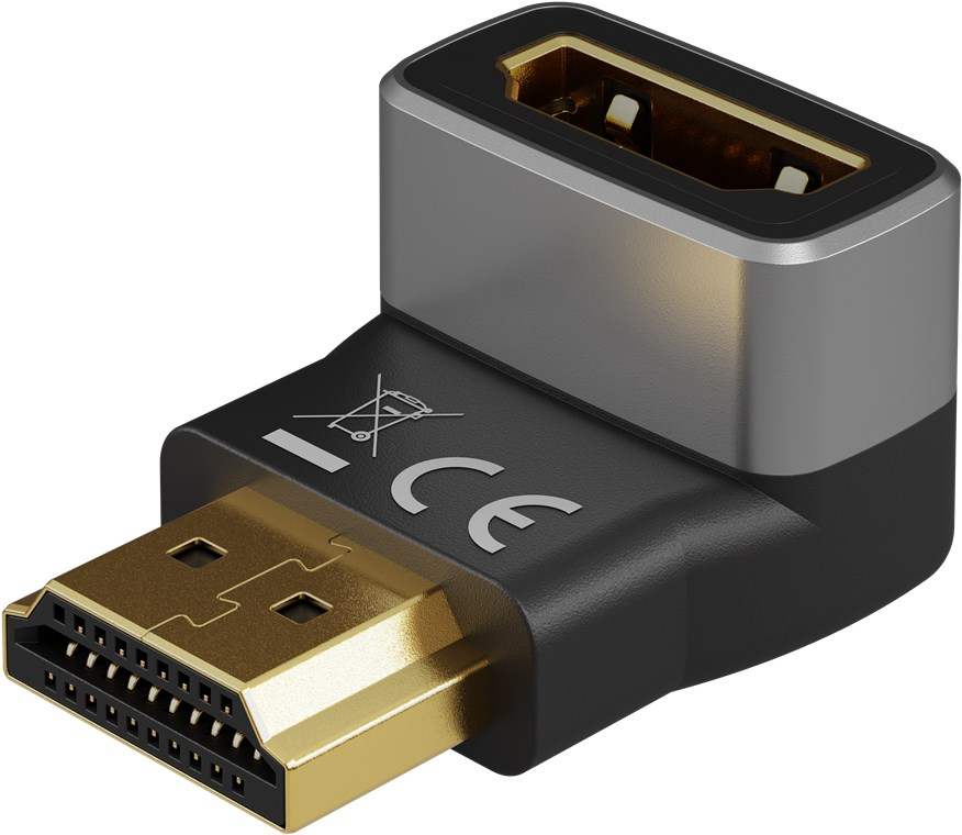 HDMI - HDMI nurk alla üleminek 270deg 8K 60Hz Goobay Plus