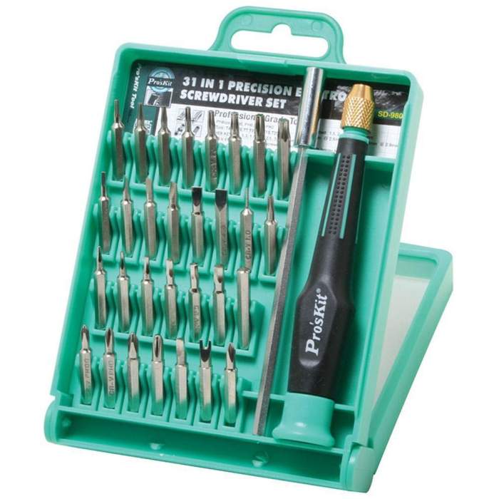 Kruvikeerajate komplekt 30 otsikut +,-,torx,hex,eksootilised